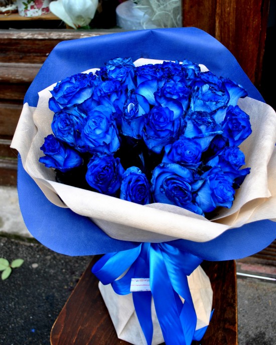 Buchet Trandafiri Blue Rose